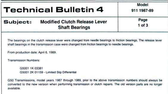 All Panamera TSB’s (service bulletin) – 06/2016 UPDATE