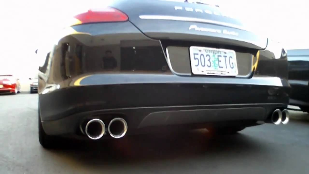 Panamera Agency Power exhaust system sound clip & video