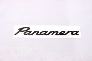 Black Panamera Emblem badge nameplate