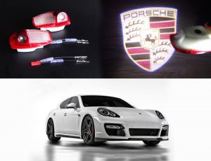 Porsche Door Projection Courtesy Light with Logo
